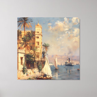 Impressionistisches Ägypten um 1905 Leinwanddruck