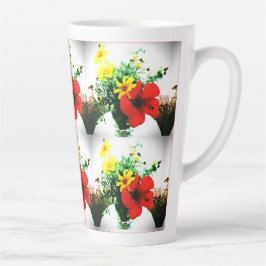 impressionistisches Blume-Design Milchtasse