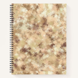 Impressionistisches Desert-Camouflage Notizbuch