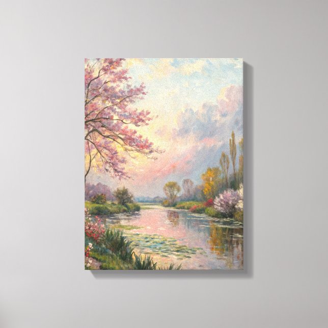 impressionistisches Gemälde Leinwand (Vorderseite)