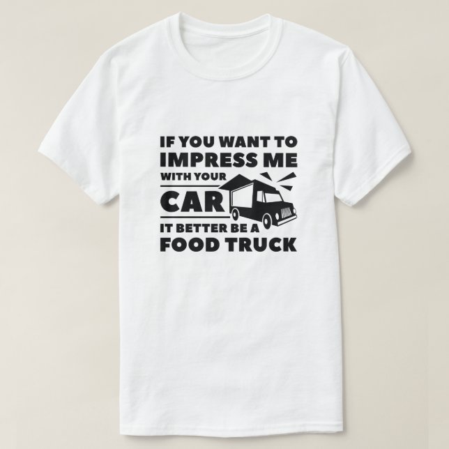 Impressum Food Truck T-Shirt (Design vorne)