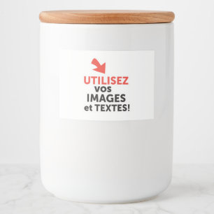 Imprimer vos designs en ligne DIY en Français Lebensmitteletikett