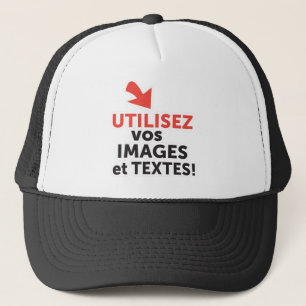 Imprimer vos designs en ligne DIY en Français Truckerkappe
