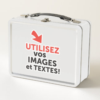 Imprimer vos designs en ligne DIY Français Metall Brotdose
