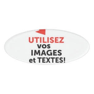 Imprimer vos konzepts en ligne en français namenschild