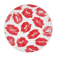 Imprint Kiss Red Lips: Vintag nahtlos