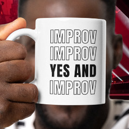 IMPROV JA und individuell anpassbare Improvisation Tasse
