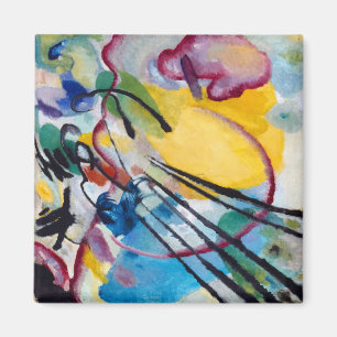 Improvisation 26, Rowing by Wassily Kandinsky Magnet