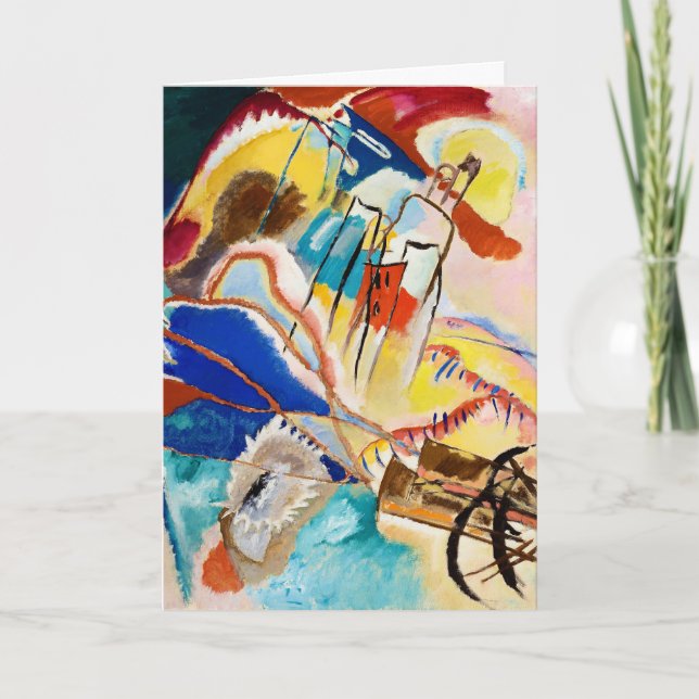 Improvisation 30 (Cannons) von Wassily Kandinsky Karte (Vorderseite)