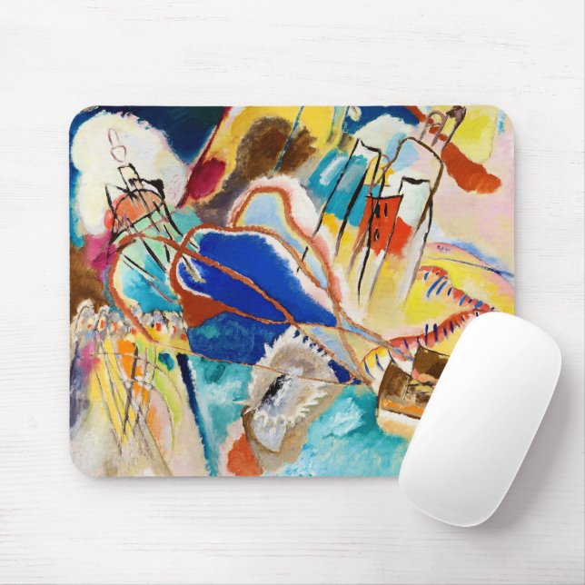 Improvisation 30 (Cannons) von Wassily Kandinsky Mousepad (Mit Mouse)