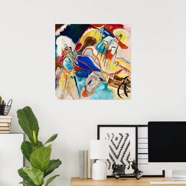 Improvisation 30 (Cannons) von Wassily Kandinsky Poster (Heimbüro)