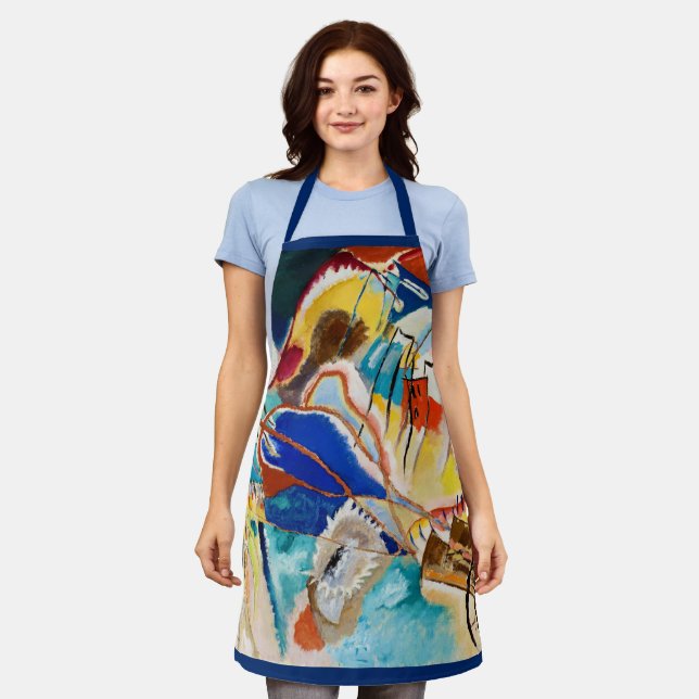 Improvisation 30 (Cannons) von Wassily Kandinsky Schürze (Getragen)