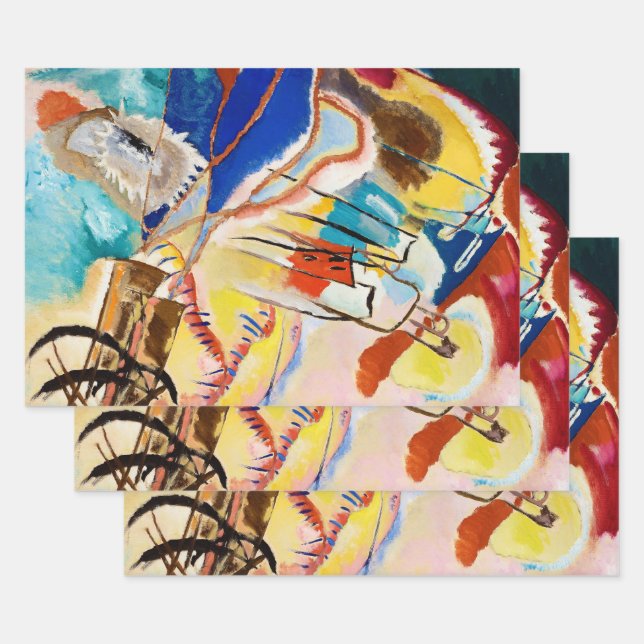 Improvisation 30 (Kanonen) von Wassily Kandinsky Geschenkpapier Set (Set)