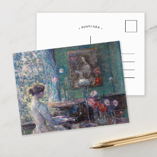 Improvisation   Childe Hassam Postkarte
