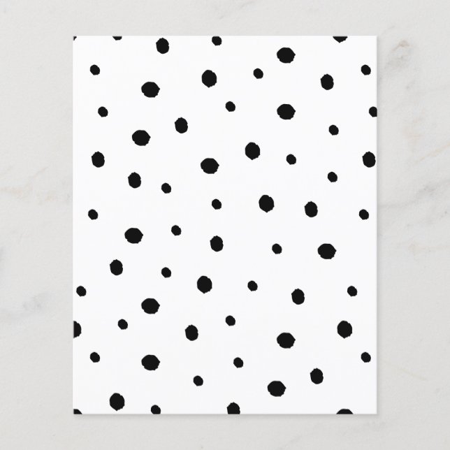 Improvisation Polka Punkte. (Vorderseite)