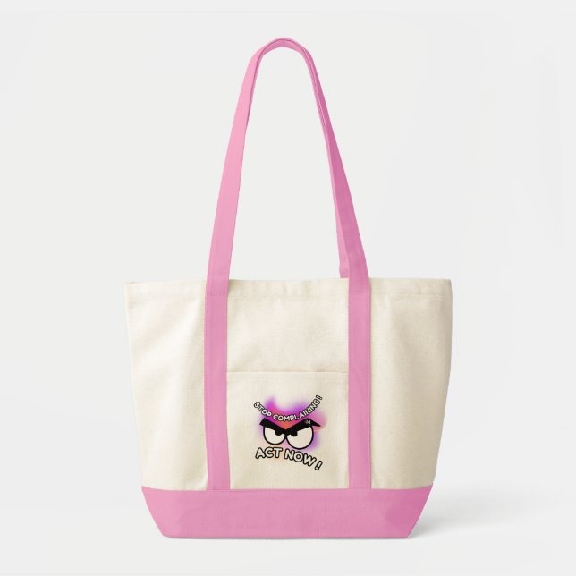 Impulse Tasche: Jetzt handeln (pink) Tragetasche (Vorne)