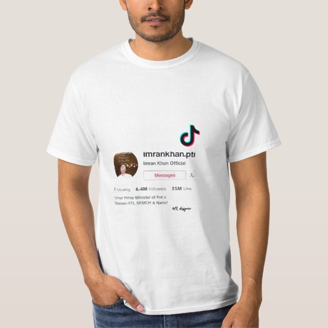 Imran Khan tiktok T-Shirt (Vorderseite)