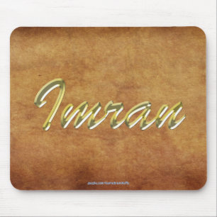 IMRAN-Namensmarke "Personalisiert Gift Mousepad" Mousepad