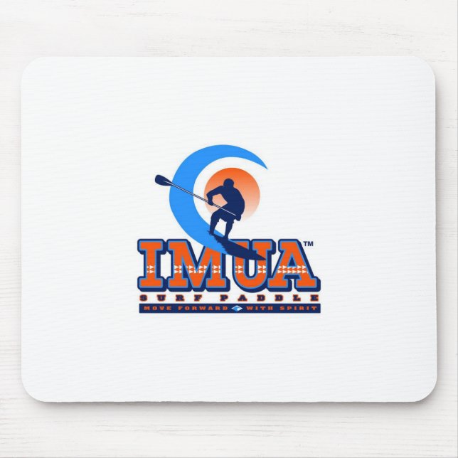 Imua Brandungs-Paddel - Hawaii Mousepad (Vorne)