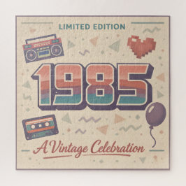 In 1985 Geboren Vintage Retro Puzzle | Limitiert