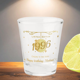 In 1996 geboren 30. Geburtstagsfeier Getränkebarwa Schnapsglas
