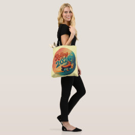 In 2026 rollender Retro-Skate-Tote