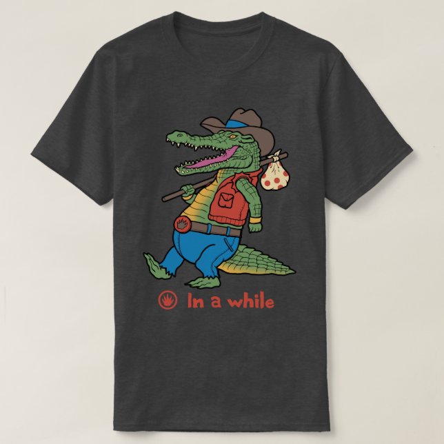 In a While Krokodil  T-Shirt (Design vorne)