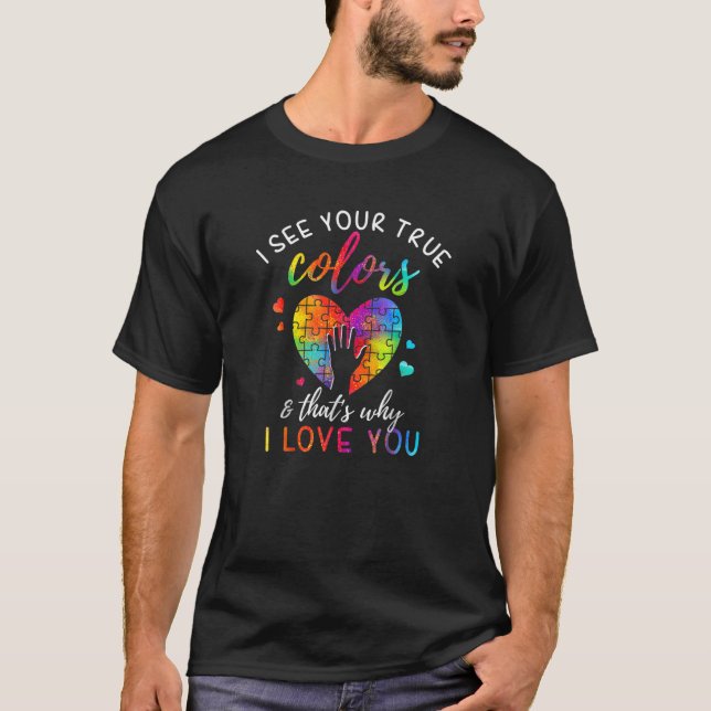 In A World Where You Can Be Anything Be Kind Autis T-Shirt (Vorderseite)