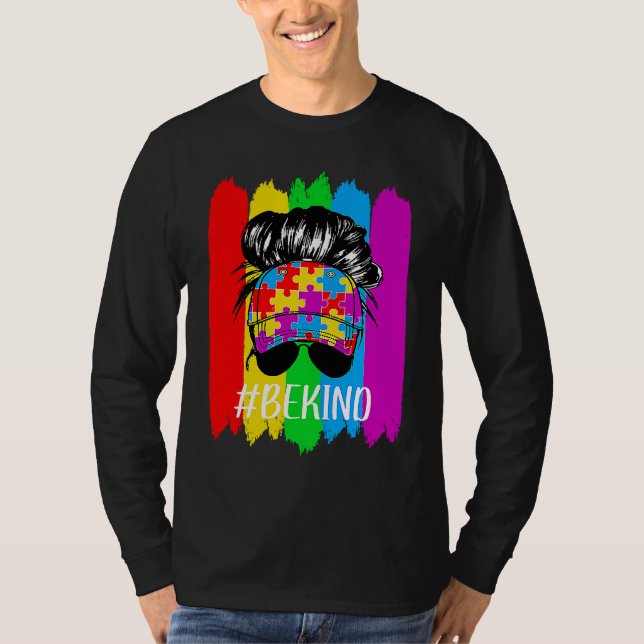 In A World Where You Can Be Kind Autism Awareness  T-Shirt (Vorderseite)