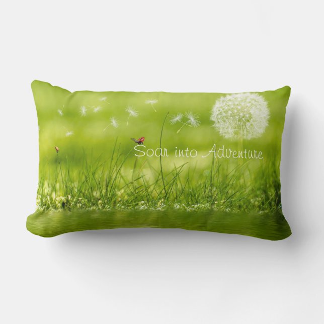 In Abenteuer einsteigen Lendenkissen (Vorderseite)