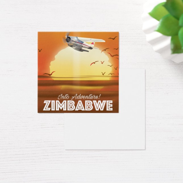 In Abenteuer! Simbabwes Reiseplakat (Schreibtisch)