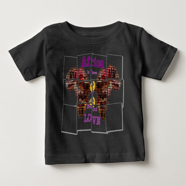 In Afrika habe ich Liebe gefunden Baby T-shirt (Vorderseite)