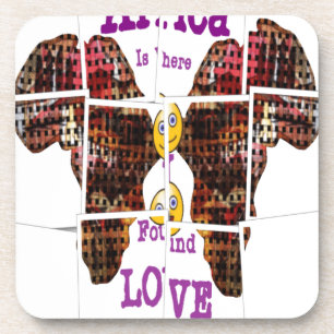 In Afrika habe ich Liebe gefunden Getränkeuntersetzer