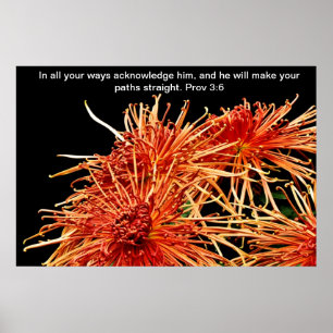 in all deinen Weisen ihn bestätigen Poster