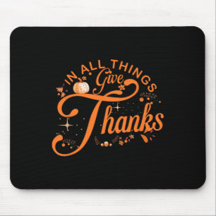 In allem gibt Dank Erntedank Männer der Familie Mousepad