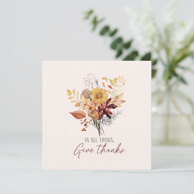 In allen Dingen danken Herbst (Stehend Vorderseite)