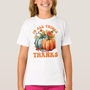 In allen Dingen gibt Dank Pumpkin T-Shirt