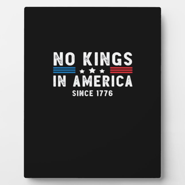 In America Presidents Are Not Kings Minimal Clean Fotoplatte (Vorderseite)
