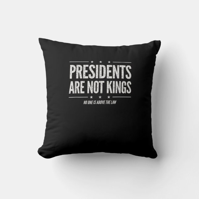 In America Presidents Are Not Kings Retro Classic Kissen (Vorderseite)