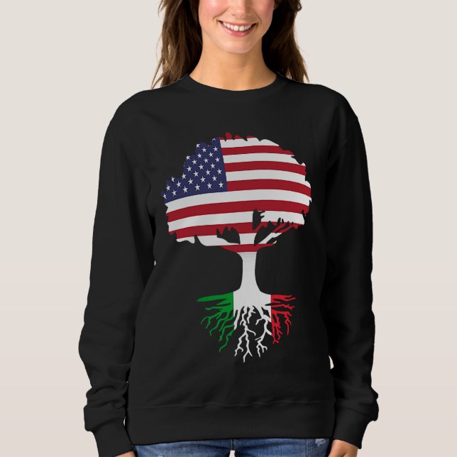 In Amerika geboren, italienische Wurzeln, in Ameri Sweatshirt (Vorderseite)