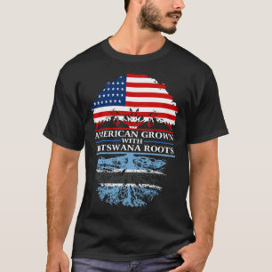 In Amerika gewachsen mit Batswana-Wurzeln Botswan T-Shirt