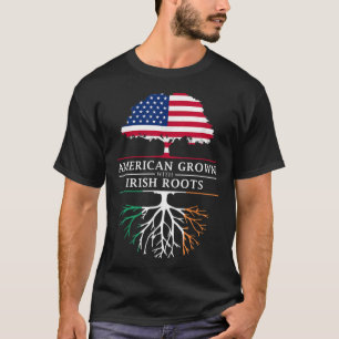 In Amerika gewachsen mit irischen Wurzeln - Irland T-Shirt