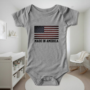 In Amerika hergestellter Baby-Body mit amerikanisc