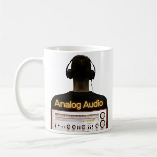 In analoge Audiowiedergabe für Audiophile einstöps Kaffeetasse