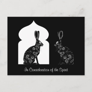 IN ANBETRACHT DES SPIRITS POSTKARTE