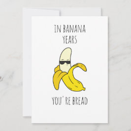 In Banana Jahren der sonnige Geburtstag Feiertagskarte
