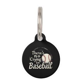 In Baseball weint kein lustiger Tag Haustiermarke
