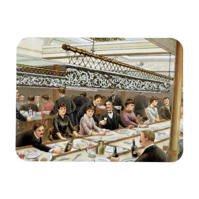 In Bay, Dinner Time - A Western Ocean Swell, f Magnet (Horizontal)