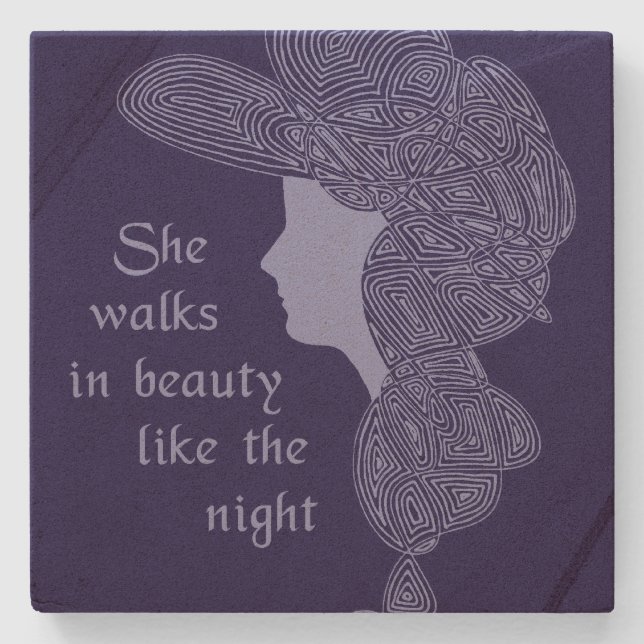 In Beauty Steinuntersetzer (Vorderseite)