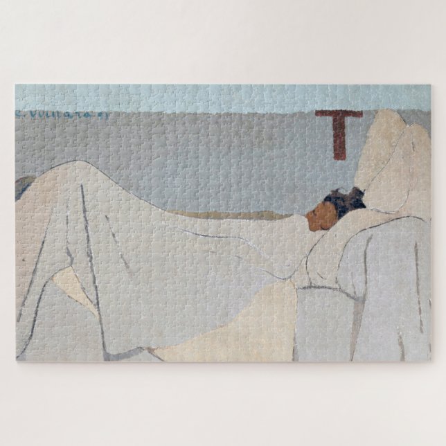 In Bed, Edouard Vuillard Puzzle (Horizontal)